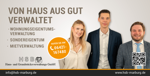 Plakat für Hausverwaltung