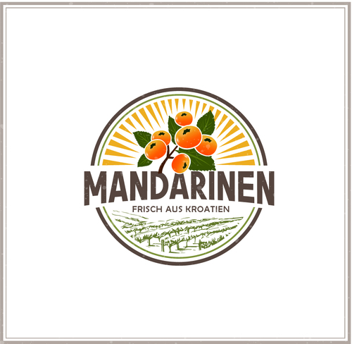 Logo für Verkauf von Mandarinen aus eigener Ernte